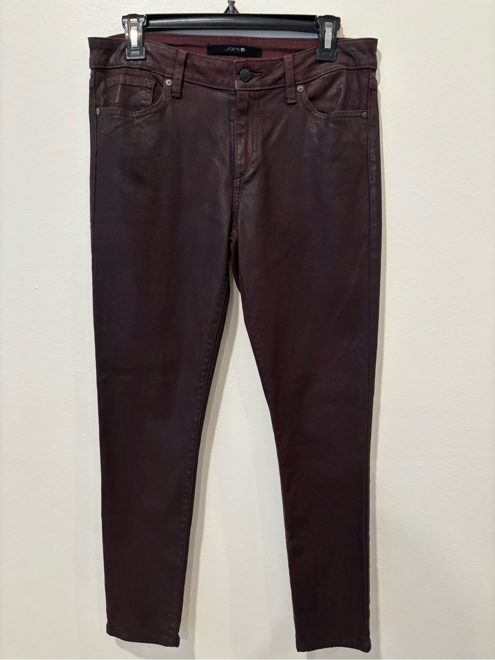 Joe's Slim Jeans in Dark Burgundy